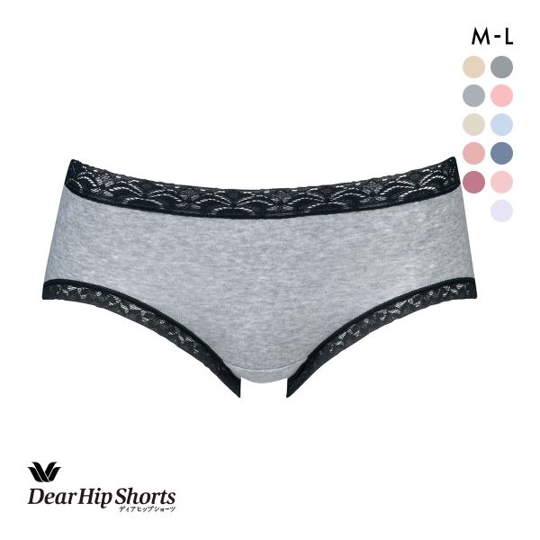 ワコール Wacoal ディアヒップショーツ DearHip Shorts 綿混 ビキニ スタンダード ノーマル ショーツ 単品