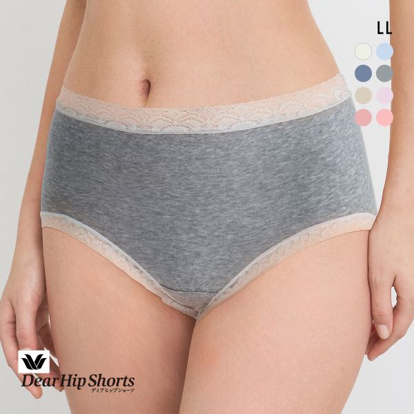ワコール Wacoal ディアヒップショーツ DearHip Shorts 綿混 スタンダード ノーマルショーツ LL