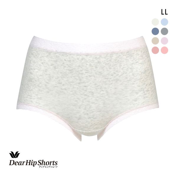 ワコール Wacoal ディアヒップショーツ DearHip Shorts 綿混 スタンダード ノーマルショーツ LL
