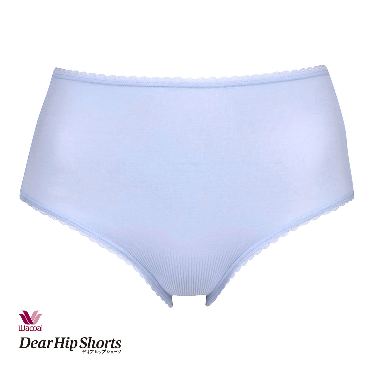 ワコール Wacoal ディアヒップショーツ DearHip Shorts ノーマル スタンダード ショーツ ML フィットタイプ 単品(BU-ブルー-M)
