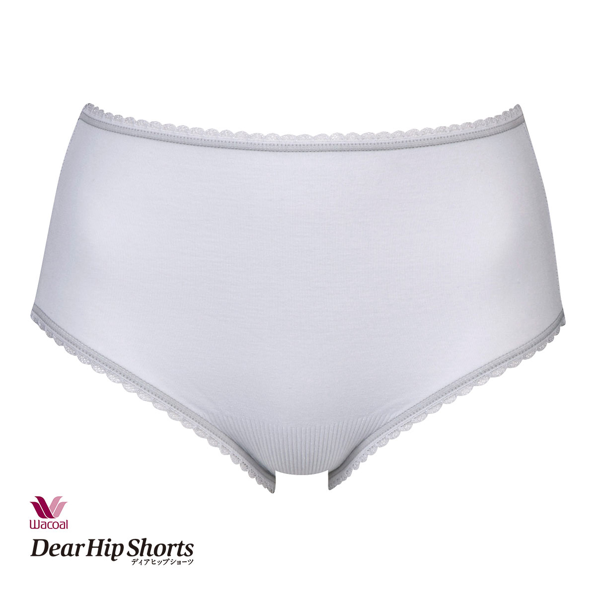ワコール Wacoal ディアヒップショーツ DearHip Shorts ノーマル スタンダード ショーツ ML フィットタイプ 単品(GY-グレー-M)