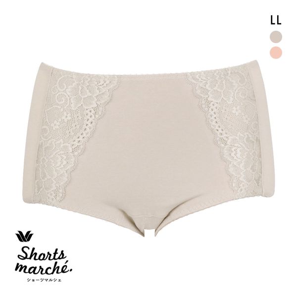 ワコール ショーツマルシェ 軽失禁対応 ノーマル ショーツ 深ばき LL Wacoal Shorts marche