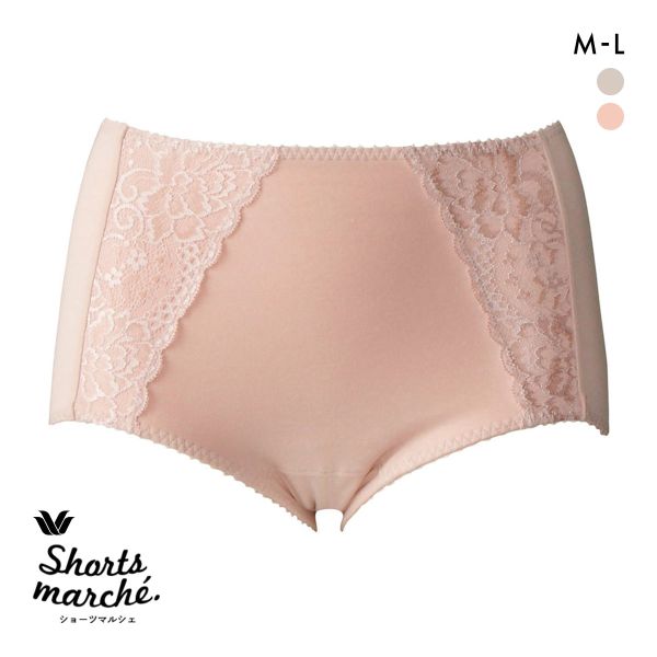 ワコール ショーツマルシェ 軽失禁対応 ノーマル ショーツ 深ばき ML Wacoal Shorts marche