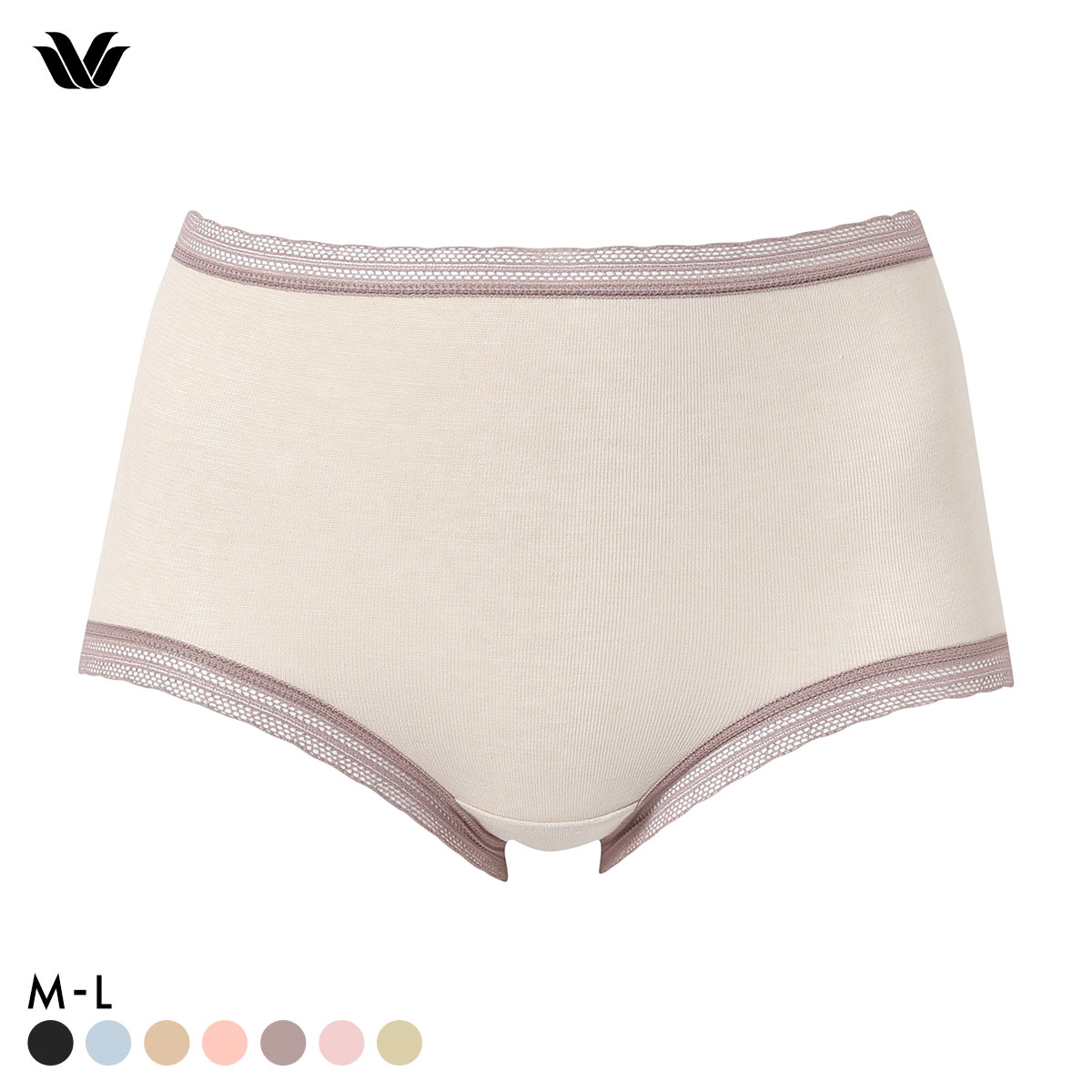 ワコール Wacoal ディアヒップショーツ DearHip Shorts ふかめ 綿混 ショーツ ML 単品(BE2-ベージュ2-M)