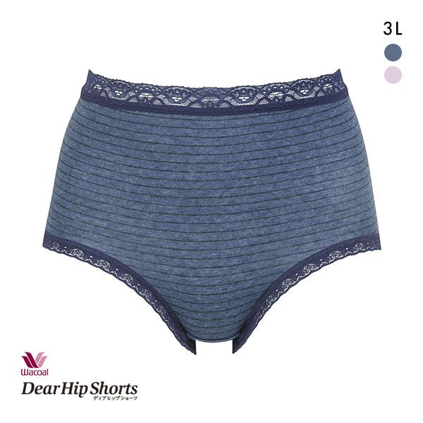 ワコール Wacoal ディアヒップショーツ DearHip Shorts ノーマル ショーツ 綿混 深め 3L 単品