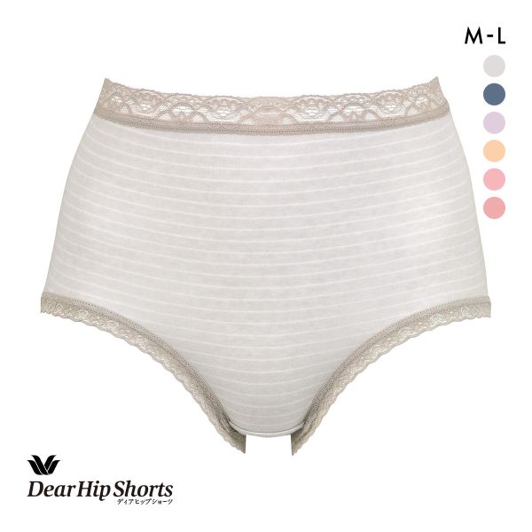 ワコール Wacoal ディアヒップショーツ DearHip Shorts ノーマル ショーツ 綿混 深め ML 単品