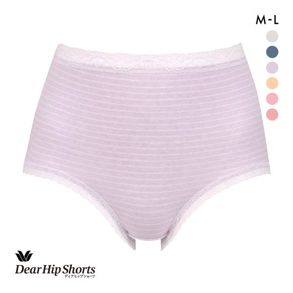 ワコール Wacoal ディアヒップショーツ DearHip Shorts ノーマル ショーツ 綿混 深め ML 単品