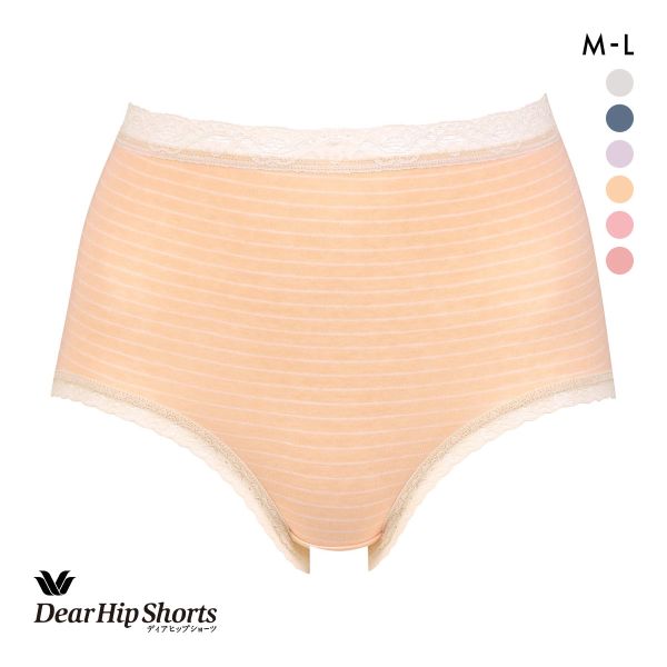 ワコール Wacoal ディアヒップショーツ DearHip Shorts ノーマル ショーツ 綿混 深め ML 単品