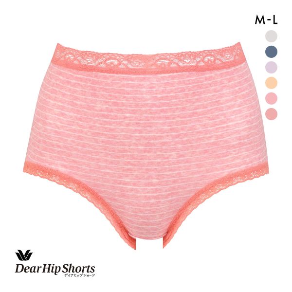 ワコール Wacoal ディアヒップショーツ DearHip Shorts ノーマル ショーツ 綿混 深め ML 単品