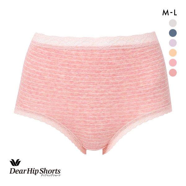 ワコール Wacoal ディアヒップショーツ DearHip Shorts ノーマル ショーツ 綿混 深め ML 単品