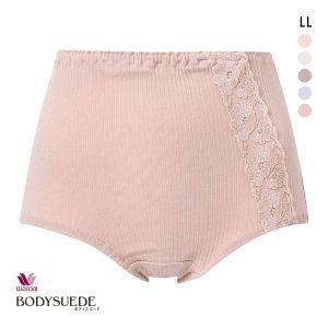 ワコール Wacoal ボディスエード BODYSUEDE 身生地綿100 ノーマルショーツ LL スタンダード