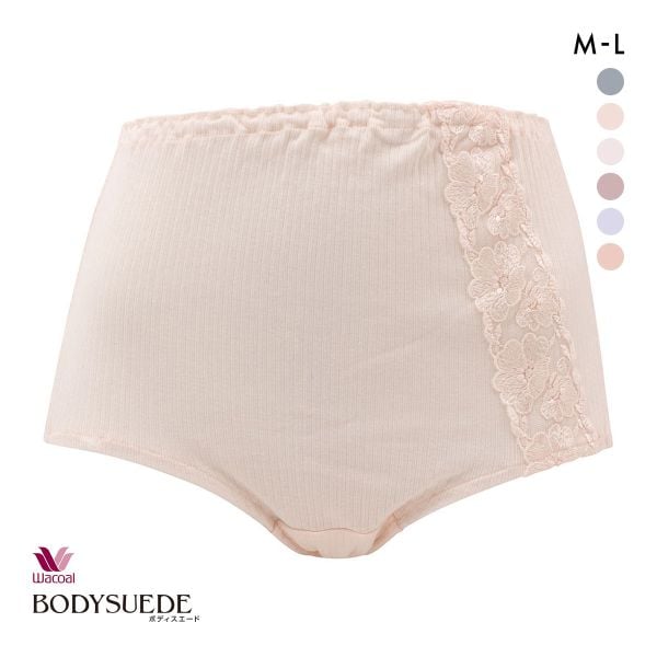 ワコール Wacoal ボディスエード BODYSUEDE 身生地綿100 ノーマルショーツ ML スタンダード