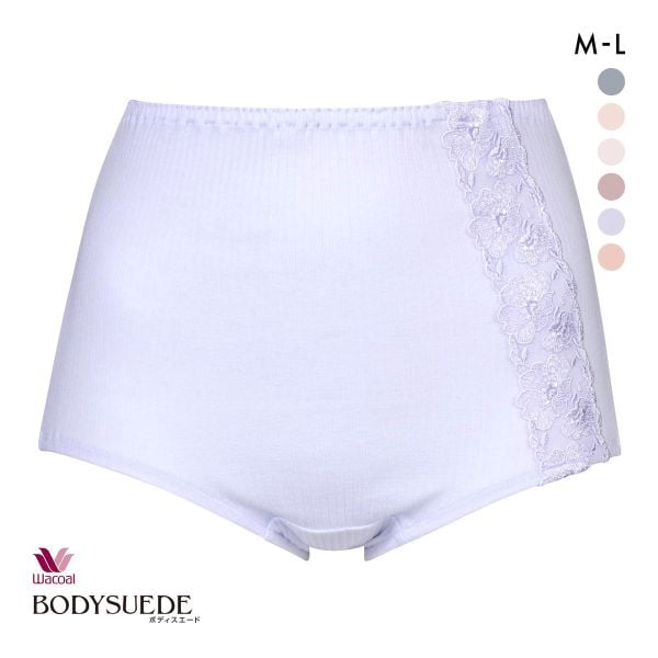 ワコール Wacoal ボディスエード BODYSUEDE 身生地綿100 ノーマルショーツ ML スタンダード