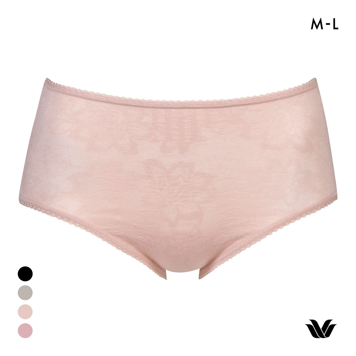 ワコール 綿混 ふかめ丈 ショーツ ML Wacoal(PB-ピンクベージュ-M)