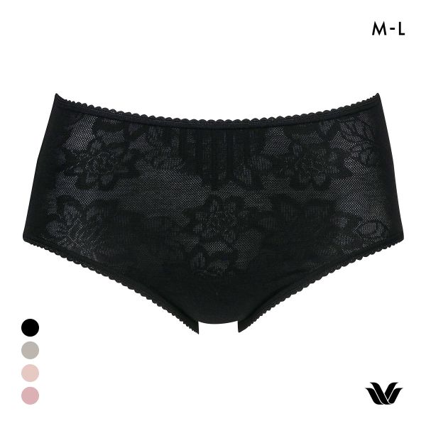 ワコール 綿混 ふかめ丈 ショーツ ML Wacoal