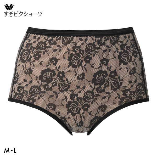 ワコール すそピタショーツ ノーマル はきこみふかめ ML 綿混 Wacoal