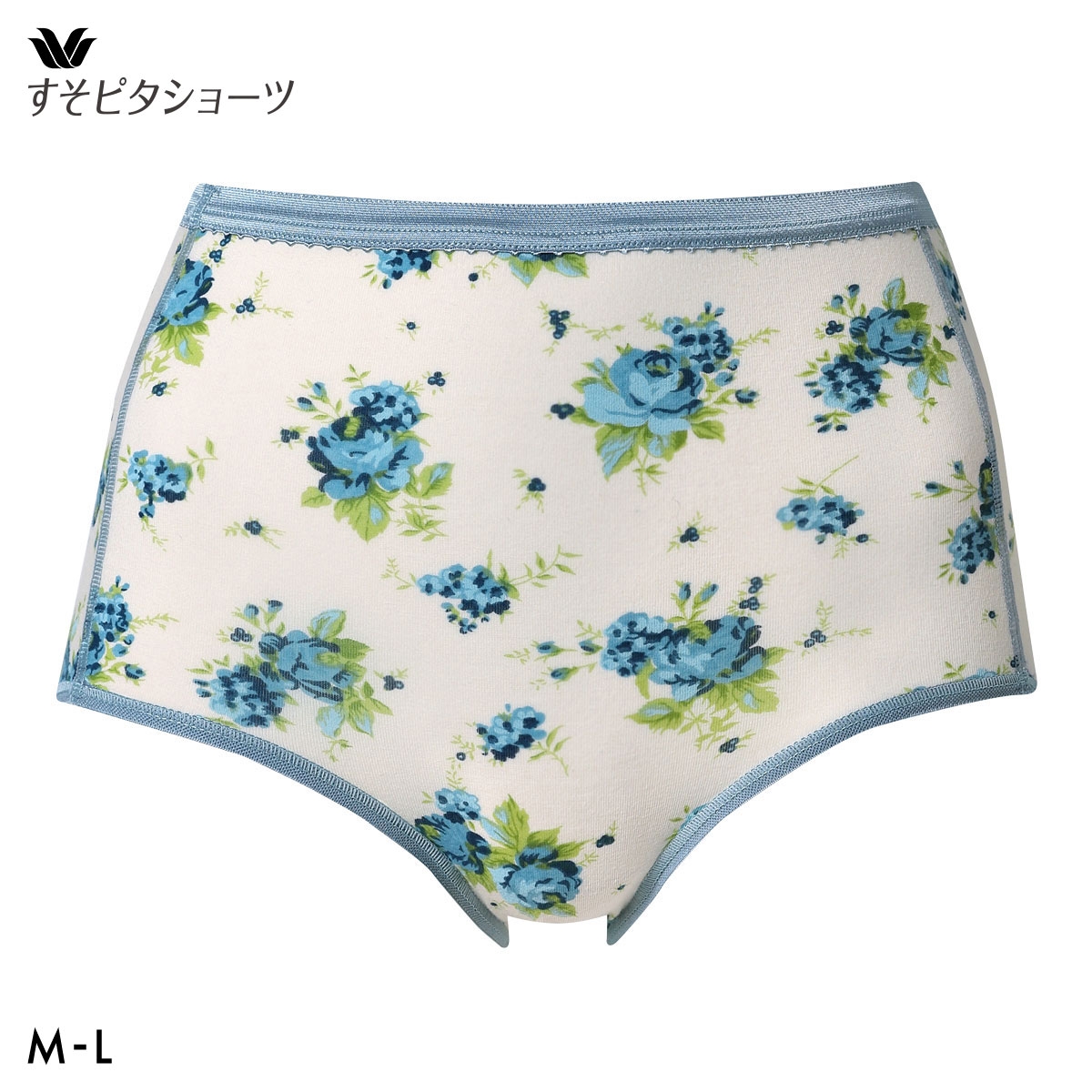 ワコール すそピタショーツ ノーマル はきこみふかめ ML 綿混 Wacoal(CR-クリーム-M)