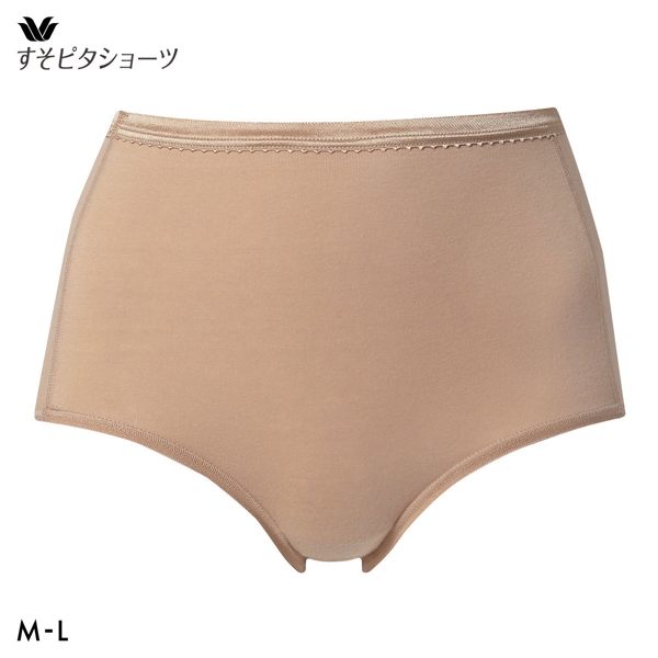 ワコール すそピタショーツ ノーマル はきこみふかめ ML 綿混 Wacoal