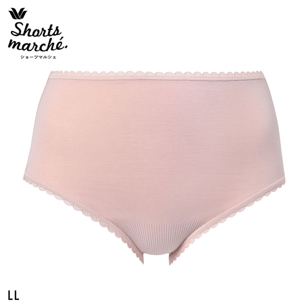 ワコール ショーツマルシェ 綿混 コンフォートフィットショーツ ふかめ LL Wacoal Shorts marche