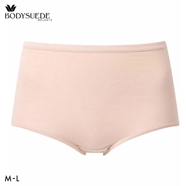 ワコール Wacoal ボディスエード BODYSUEDE スタンダード ノーマル ショーツ ML 綿混 深め ハイウエスト 単品