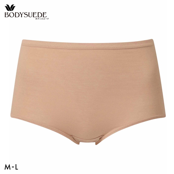 ワコール Wacoal ボディスエード BODYSUEDE スタンダード ノーマル ショーツ ML 綿混 深め ハイウエスト 単品