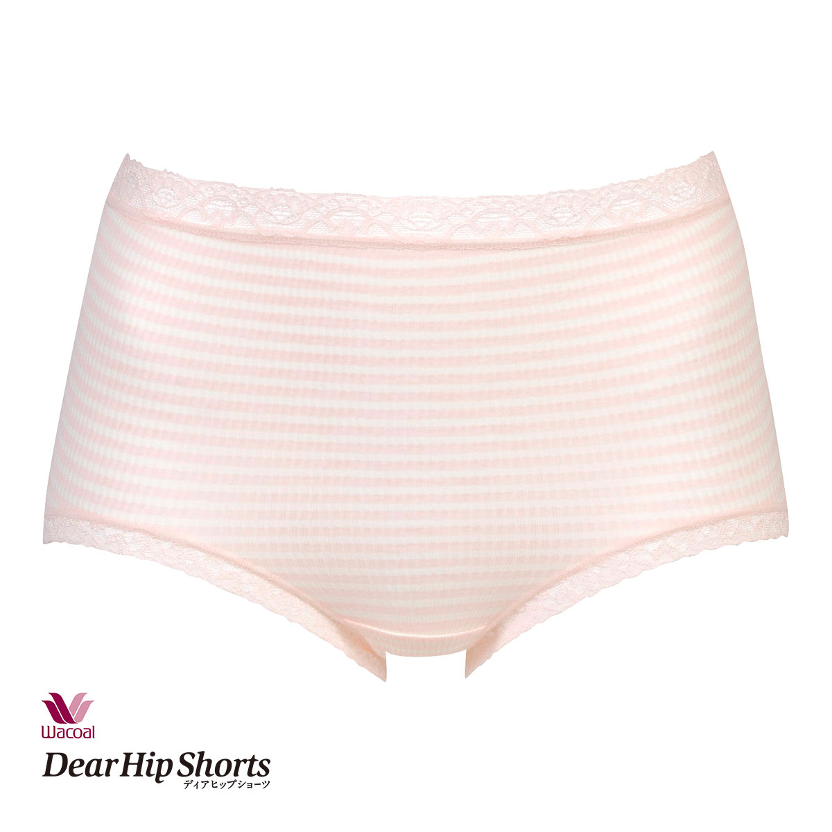 ワコール Wacoal ディアヒップショーツ DearHip Shorts スタンダード ショーツ 深ばき 綿混 吸汗速乾 LL 大きいサイズ 単品(SP-サーモンピンク-LL)
