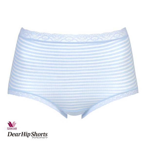 ワコール Wacoal ディアヒップショーツ DearHip Shorts スタンダード ショーツ 深ばき 綿混 吸汗速乾 M L 単品