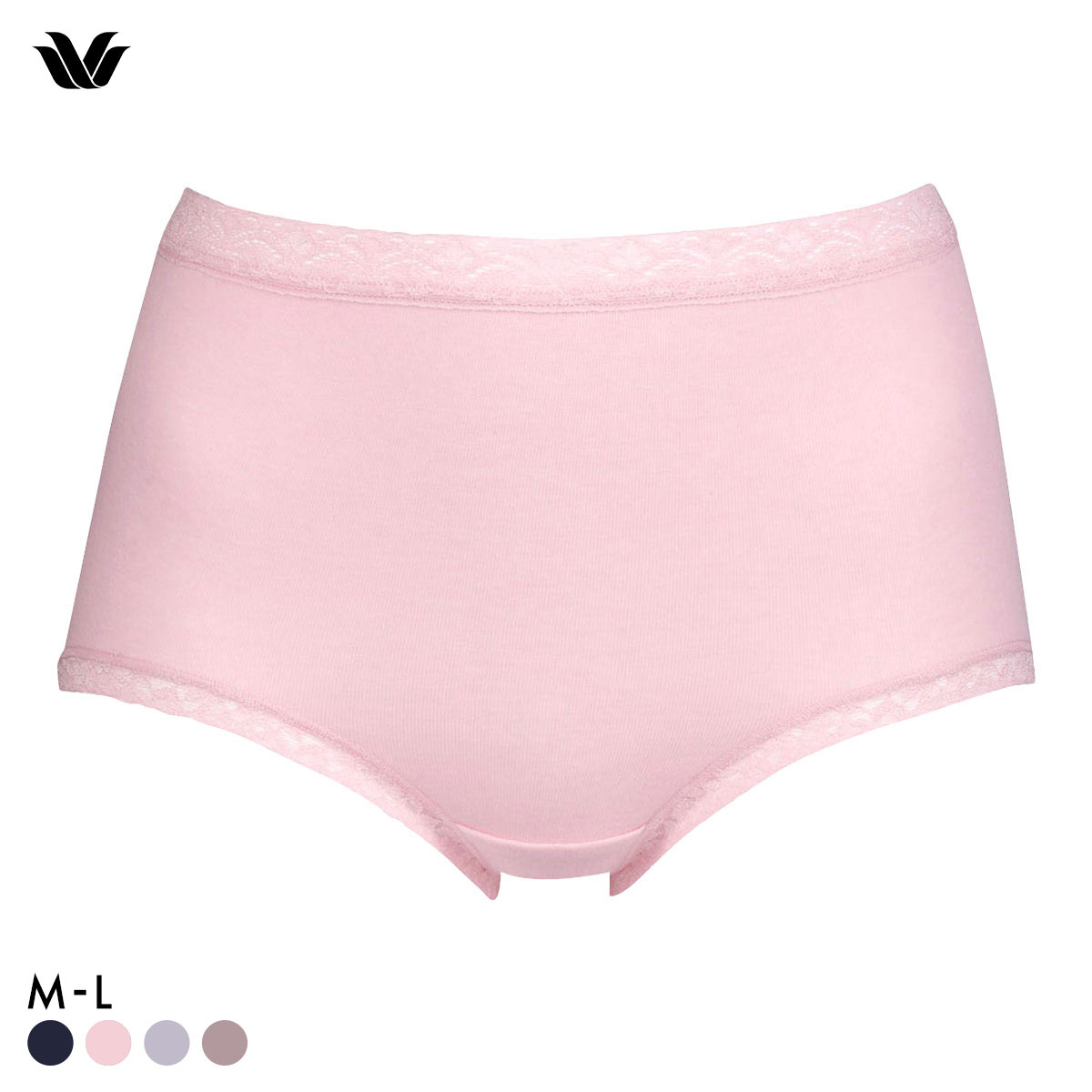 ワコール Wacoal ディアヒップショーツ DearHip Shorts 綿混 肌側起毛 スタンダード ノーマル ショーツ ML 単品(SP-サーモンピンク-M)