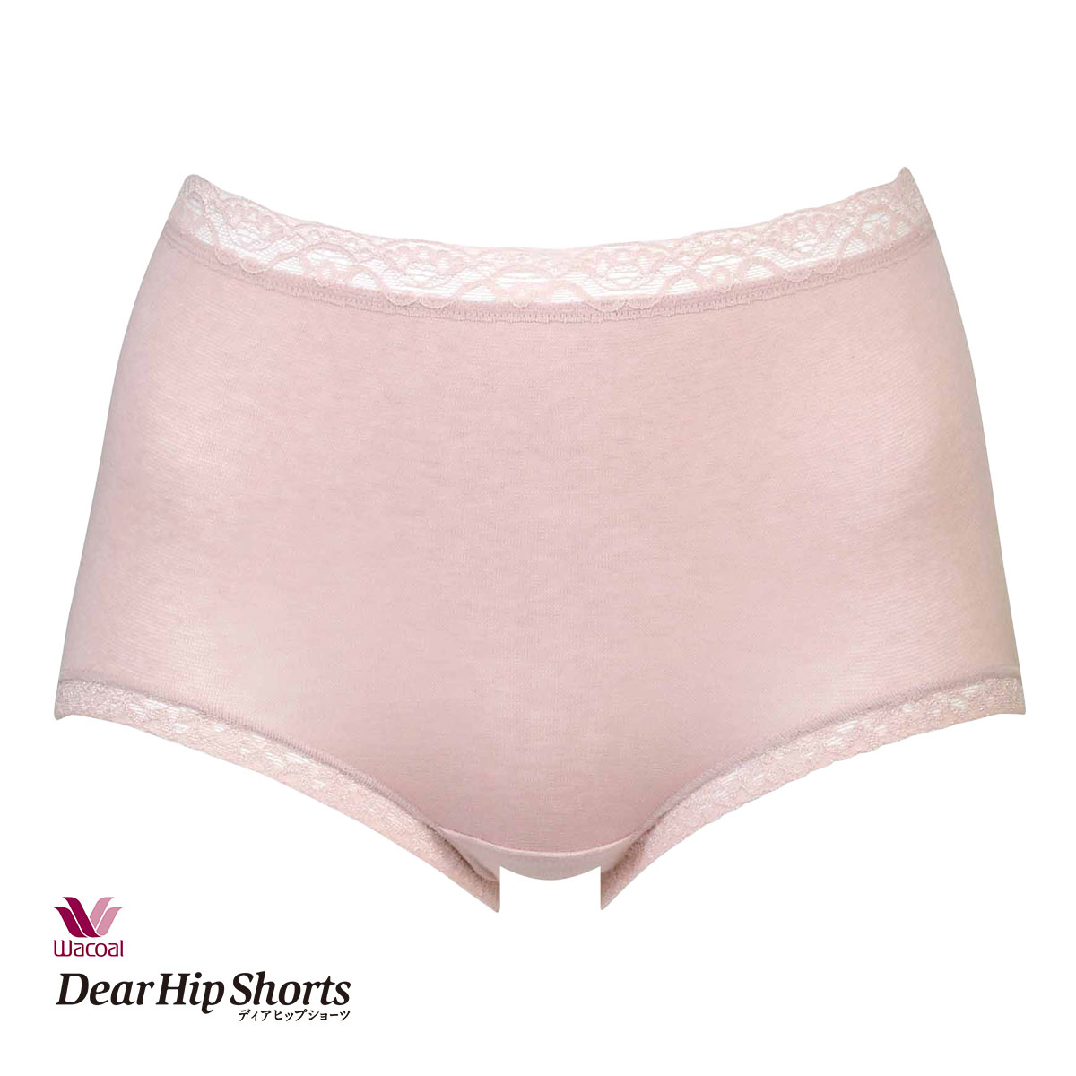 ワコール ディアヒップショーツ 綿混 ふかめ スタンダード ショーツ LL あったか 大きいサイズ Wacoal DearHip Shorts(PB-ピンクベージュ-LL)
