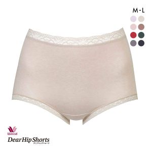 ワコール ディアヒップショーツ 綿混 ふかめ スタンダード ショーツ ML Wacoal DearHip Shorts あったか