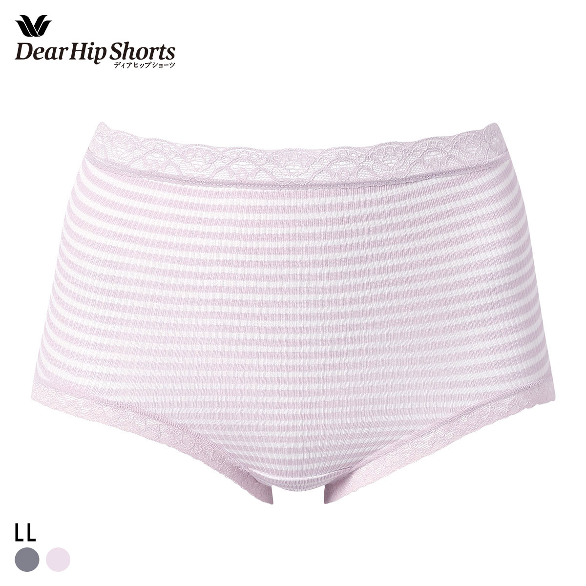 ワコール ディアヒップショーツ スタンダード ショーツ 深ばき 綿混 LL 単品 Wacoal DearHip Shorts(PI-ピンク-LL)