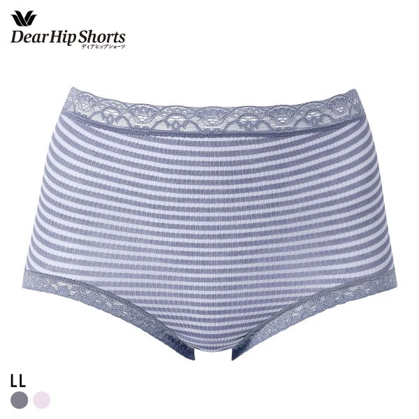 ワコール ディアヒップショーツ スタンダード ショーツ 深ばき 綿混 LL 単品 Wacoal DearHip Shorts