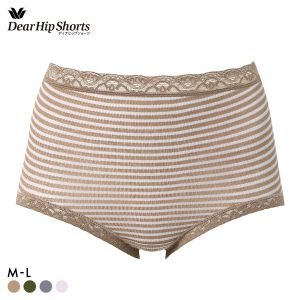 ワコール ディアヒップショーツ スタンダード ショーツ 深ばき 綿混 M L 単品 Wacoal DearHip Shorts