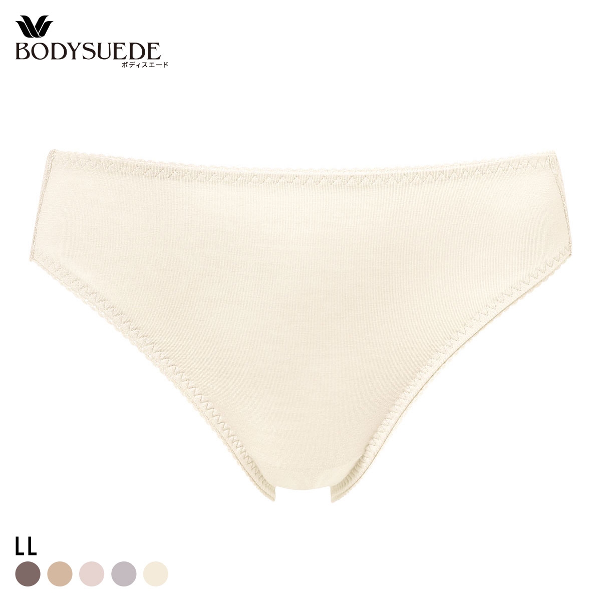 ワコール ボディスエード 環境配慮 ハイレッグ テンセル混 LL Wacoal BODYSUEDE(OC-オークル-LL)