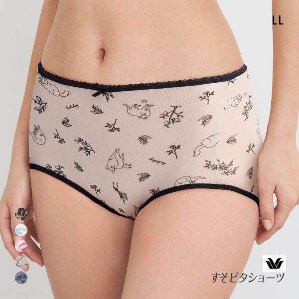 ワコール すそピタショーツ ノーマル LL 綿混 Wacoal