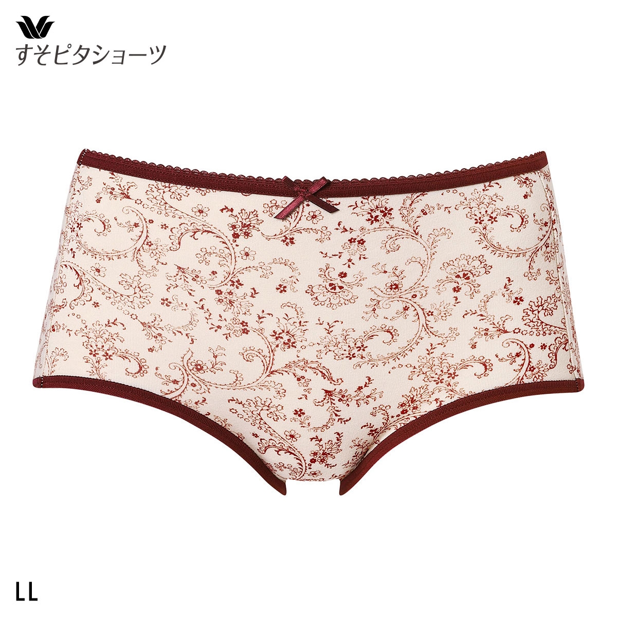 ワコール すそピタショーツ ノーマル LL 綿混 Wacoal(CR-クリーム-LL)