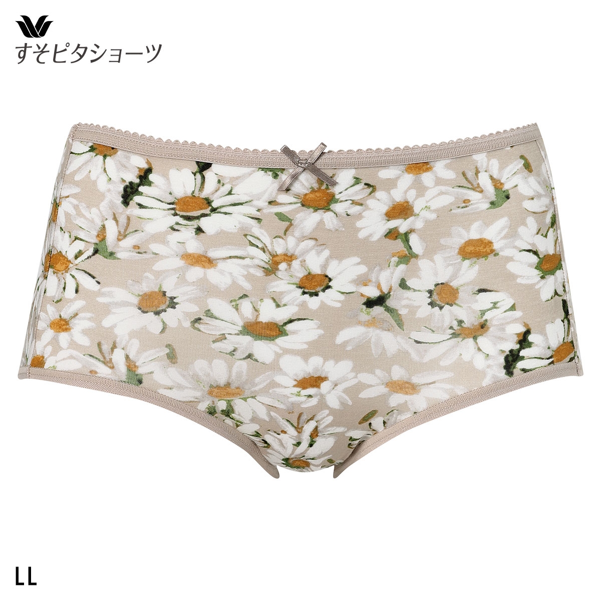 ワコール すそピタショーツ ノーマル LL 綿混 Wacoal(LBE-薄ベージュ-LL)