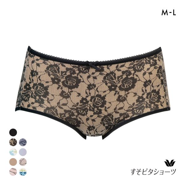 ワコール すそピタショーツ ノーマル ML 綿混 Wacoal