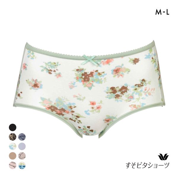 ワコール すそピタショーツ ノーマル ML 綿混 Wacoal
