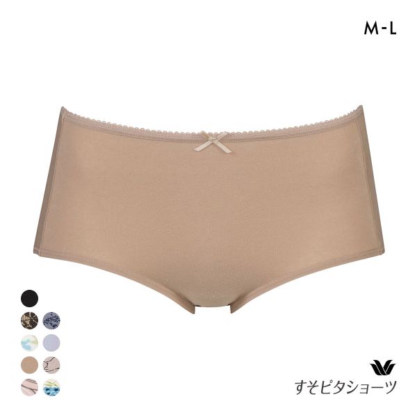 ワコール すそピタショーツ ノーマル ML 綿混 Wacoal