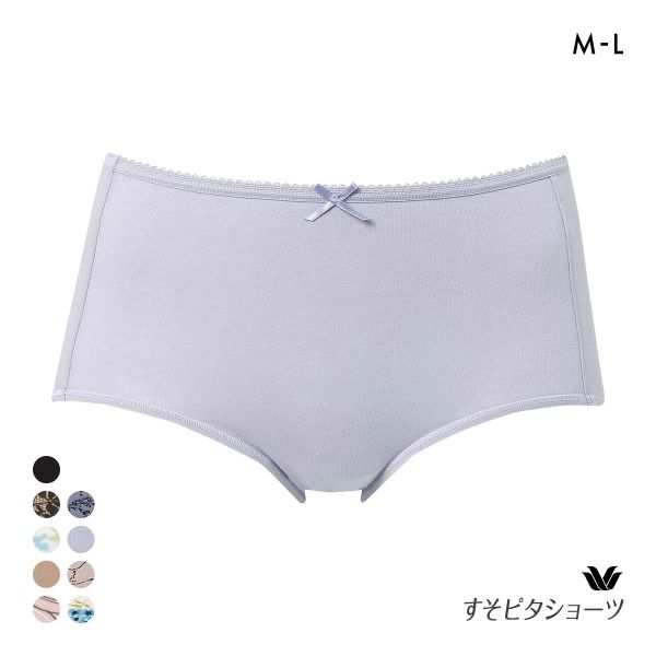 ワコール すそピタショーツ ノーマル ML 綿混 Wacoal