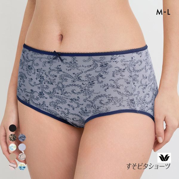 ワコール すそピタショーツ ノーマル ML 綿混 Wacoal