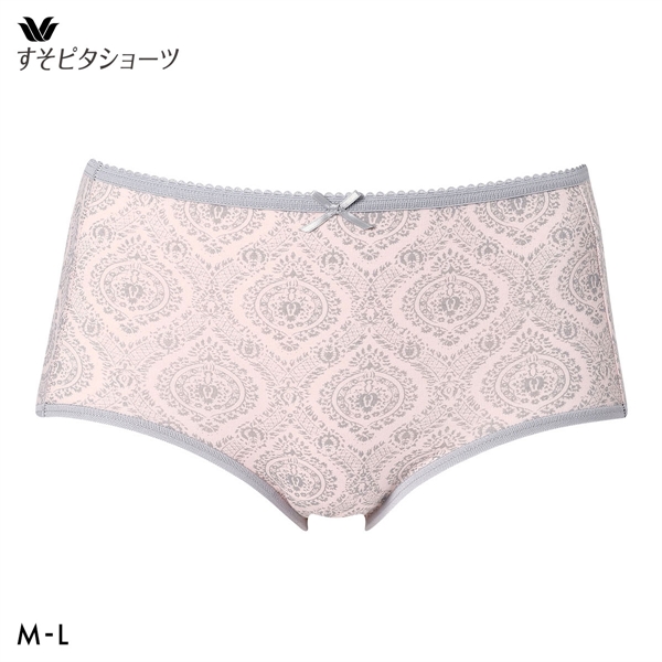 ワコール すそピタショーツ ノーマル ML 綿混 Wacoal
