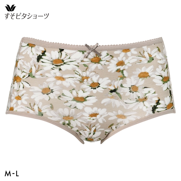 ワコール すそピタショーツ ノーマル ML 綿混 Wacoal