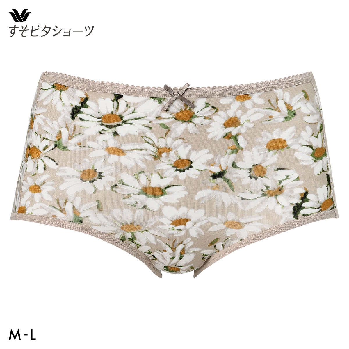 ワコール すそピタショーツ ノーマル ML 綿混 Wacoal(LBE-薄ベージュ-M)