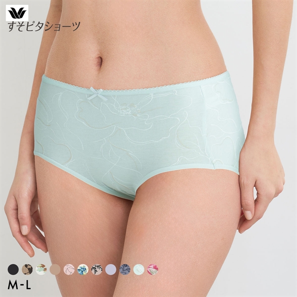 ワコール すそピタショーツ ノーマル ML 綿混 Wacoal