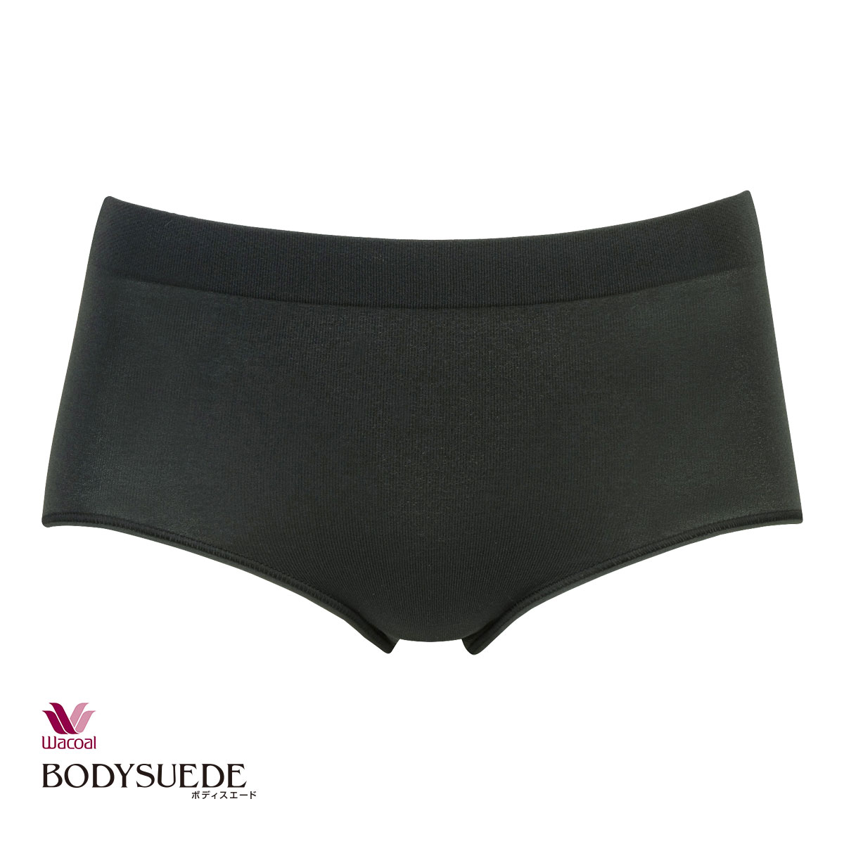ワコール Wacoal ボディスエード BODYSUEDE 360°ラクストレッチ ショーツ 3L-5L はきこみ丈ふつう(BK1-ブラック1-3L-5L)