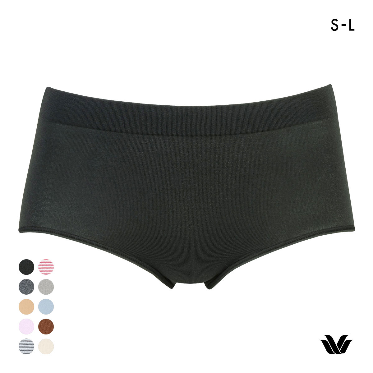 ワコール Wacoal ボディスエード BODYSUEDE 360°ラクストレッチ ショーツ S-L はきこみ丈ふつう(BK1-ブラック1-S-L)