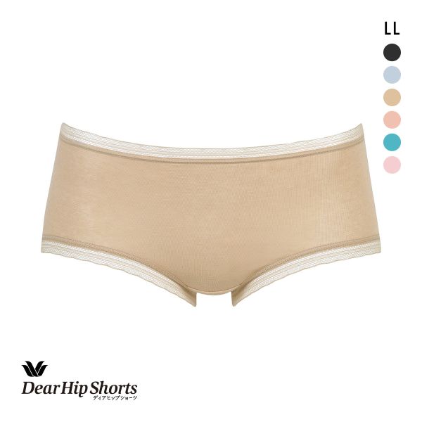 ワコール Wacoal ディアヒップショーツ DearHip Shorts オーガニックコットン混 ノーマルショーツ LL