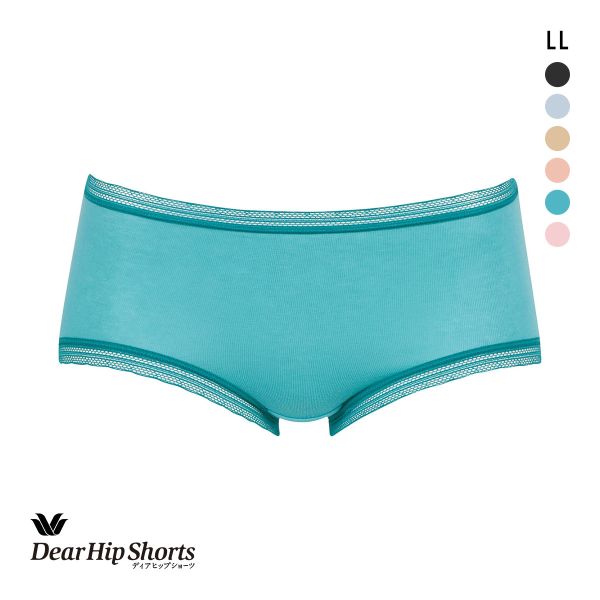ワコール Wacoal ディアヒップショーツ DearHip Shorts オーガニックコットン混 ノーマルショーツ LL